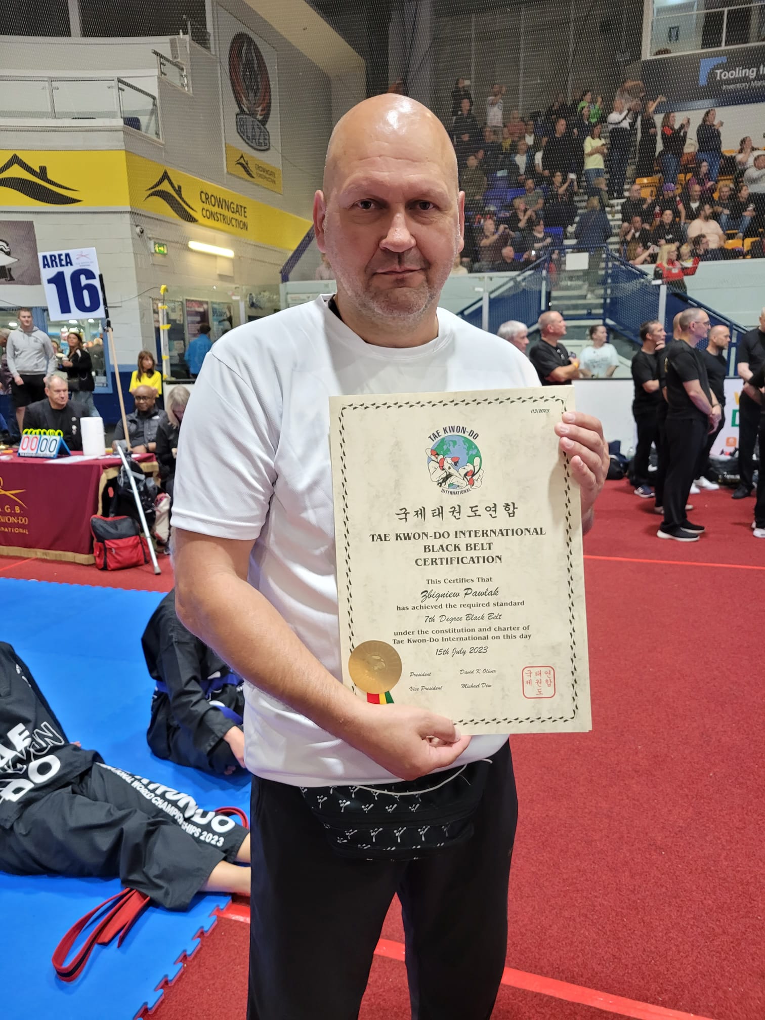 Zbigniew Pawlak Otrzyma Stopie Dan Polska Unia Taekwon Do